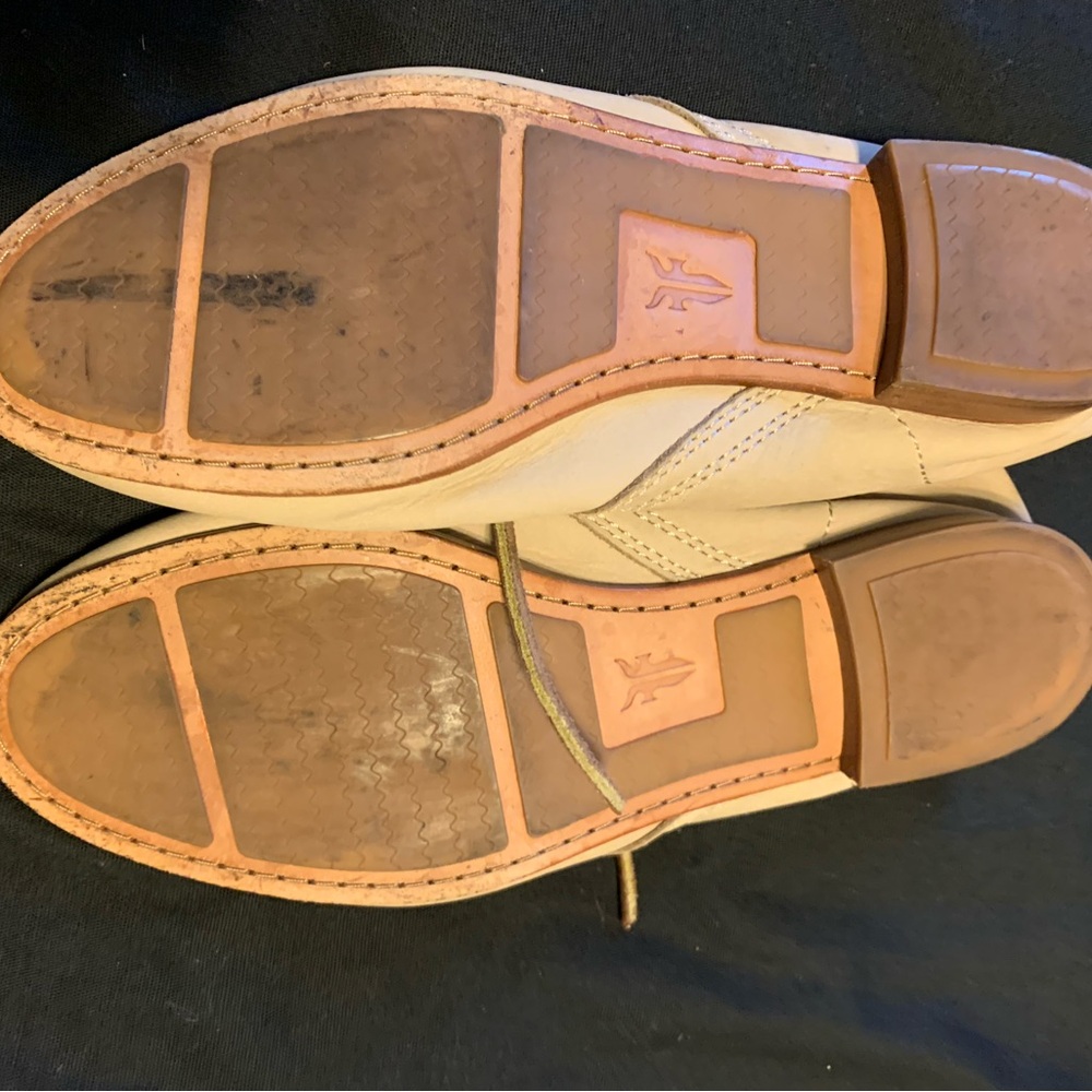 Frye light grey Leather Oxford - Picture 9 of 10
